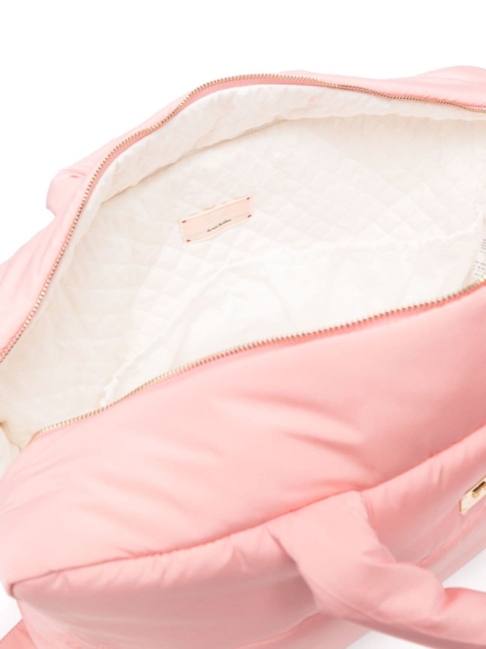 Borsa fasciatoio Mum per neonata Elisabetta Franchi La Mia Bambina rosa con design trapuntato - Rubino Kids