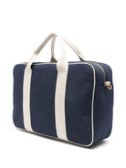 Borsa fasciatoio per neonati Balmain Kids blu con finiture a contrasto - Rubino Kids