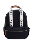 Borsa fasciatoio per neonati Chloé Kids blu con fascia con logo stampato - Rubino Kids