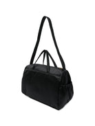 Borsa fasciatoio per neonati Elisabetta Franchi La Mia Bambina nera con ricamo - Rubino Kids