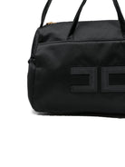 Borsa fasciatoio per neonati Elisabetta Franchi La Mia Bambina nera con ricamo - Rubino Kids