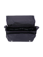 Borsa fasciatoio per neonati Emporio Armani Kids blu con logo argento - Rubino Kids