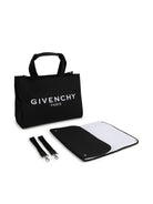 Borsa fasciatoio per neonati Givenchy Kids nero con ricamo 4G - Rubino Kids