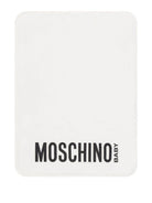 Borsa fasciatoio per neonati Moschino Kids bianca con stampa Teddy Bear - Rubino Kids