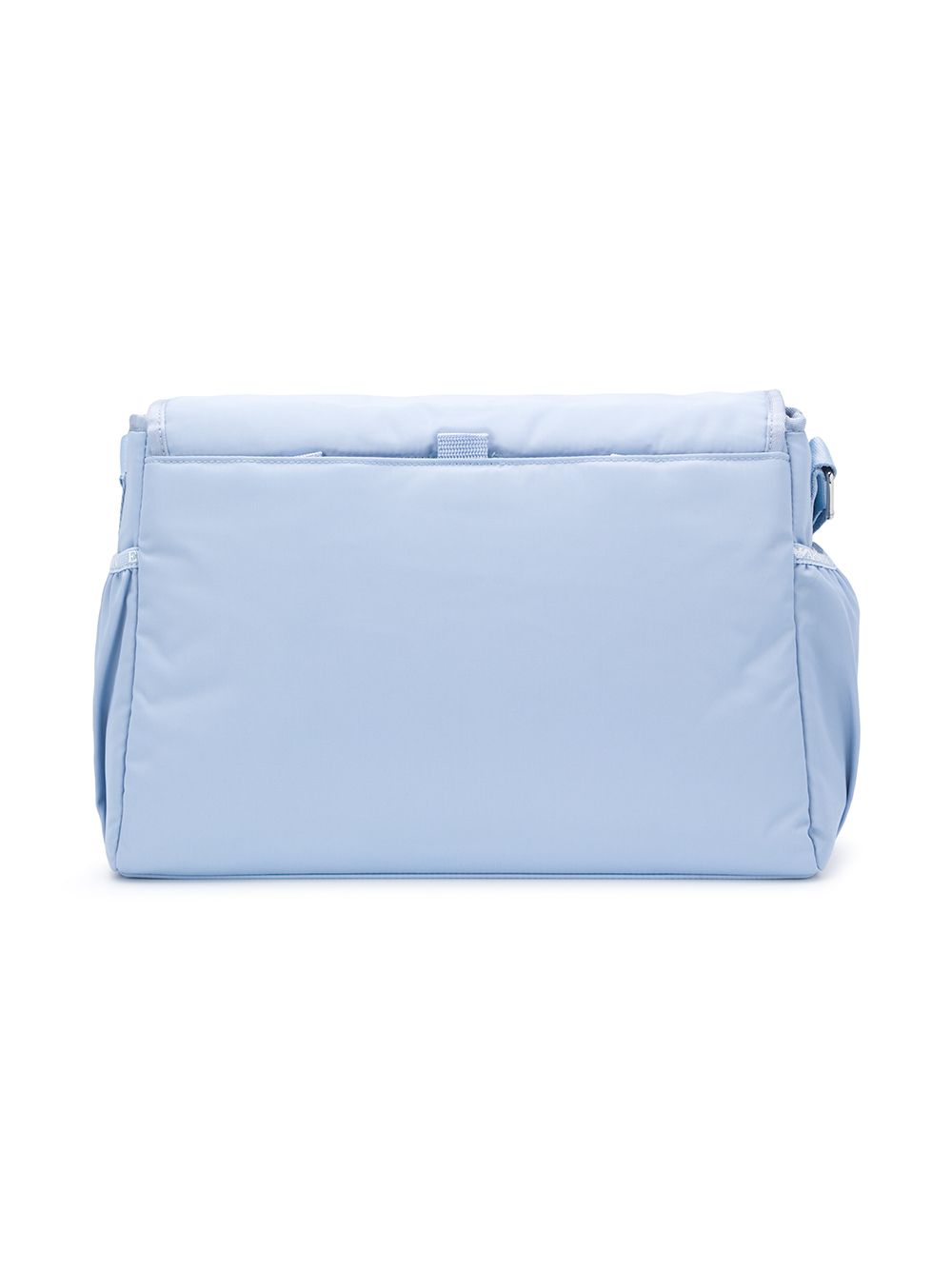 Borsa fasciatoio per neonato Emporio Armani Kids azzurro con applicazione logo - Rubino Kids