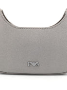 Borsa per bambina Emporio Armani Kids argento a tracolla con glitter - Rubino Kids