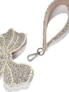 Borsa per bambina Maison Ava Bow argento con perline e strass - Rubino Kids