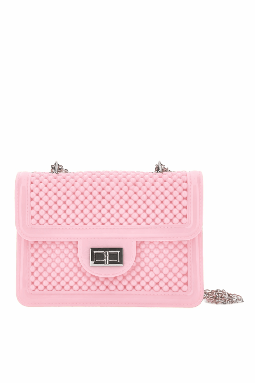 Borsa per bambina Monnalisa arancione con design a perline - Rubino Kids