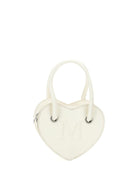 Borsa per bambina Monnalisa bianca a forma di cuore - Rubino Kids