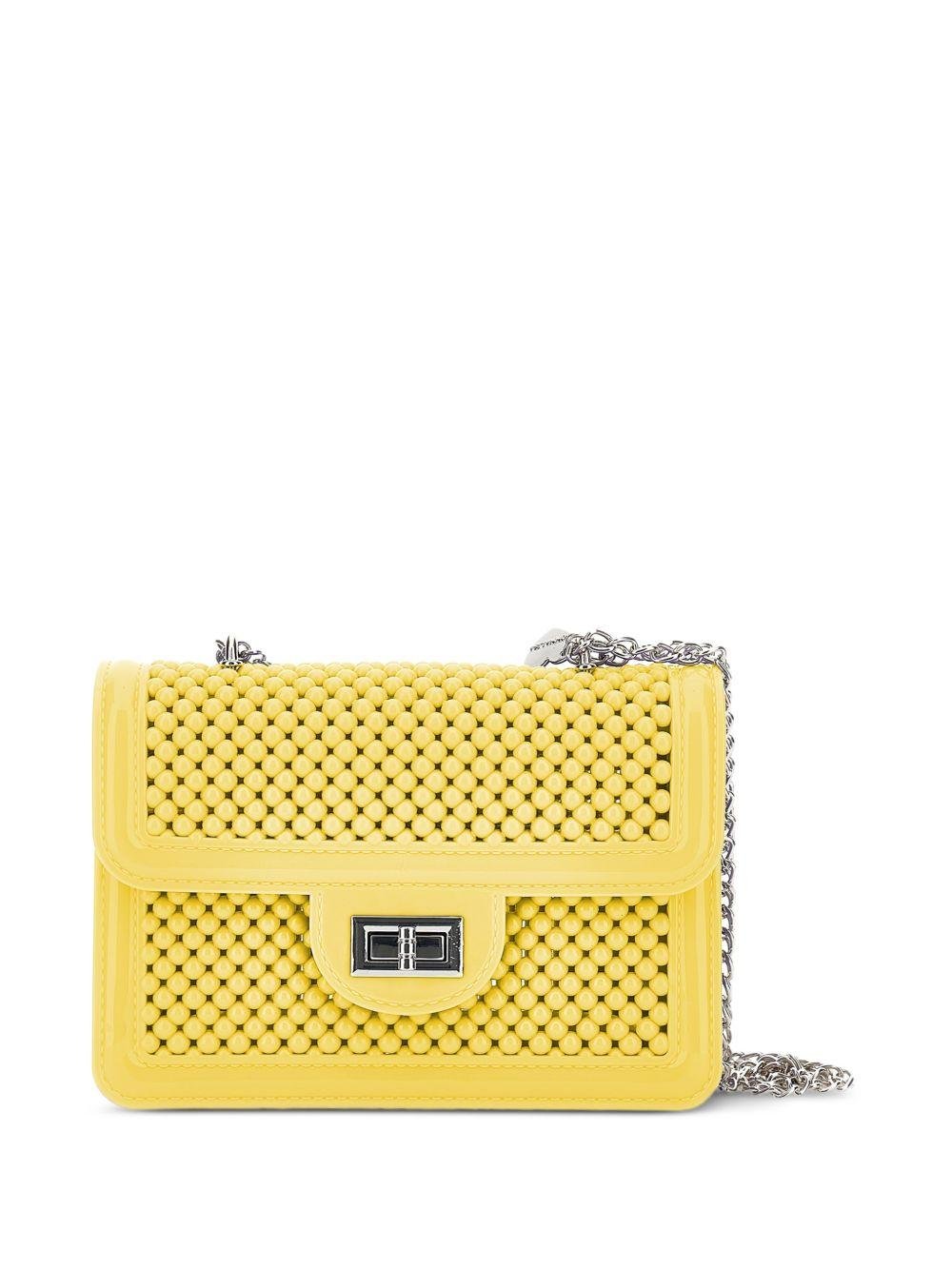 Borsa per bambina Monnalisa giallo con design con perline - Rubino Kids