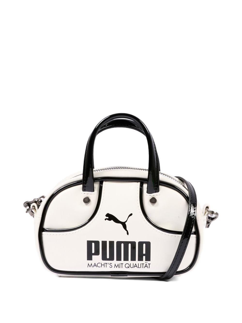 Borsa per bambina Puma Kids bianca con dettaglio a contrasto - Rubino Kids