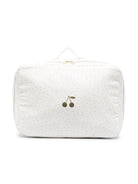 Borsa per neonati Bonpoint bianca con stampa a pois - Rubino Kids