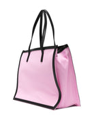 Borsa tote con stampa per bambina MSGM Kids rosa co due manici piatti - Rubino Kids