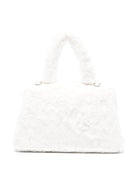 Borsa tote in finto shearling - Rubino Kids