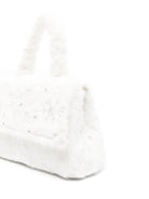 Borsa tote in finto shearling - Rubino Kids