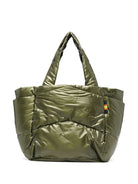 Borsa tote Nin Crystal Chintz per bambina K - Way Kids verde con due manici - Rubino Kids