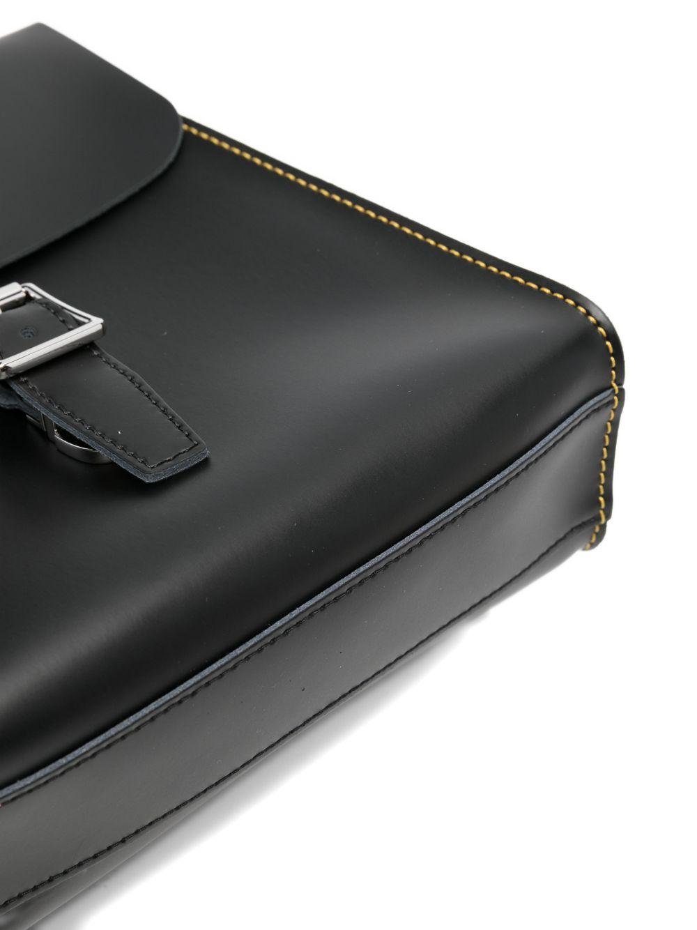 Borsa tote per bambina Dr. Martens Kids nera con cinturino con fibbia - Rubino Kids