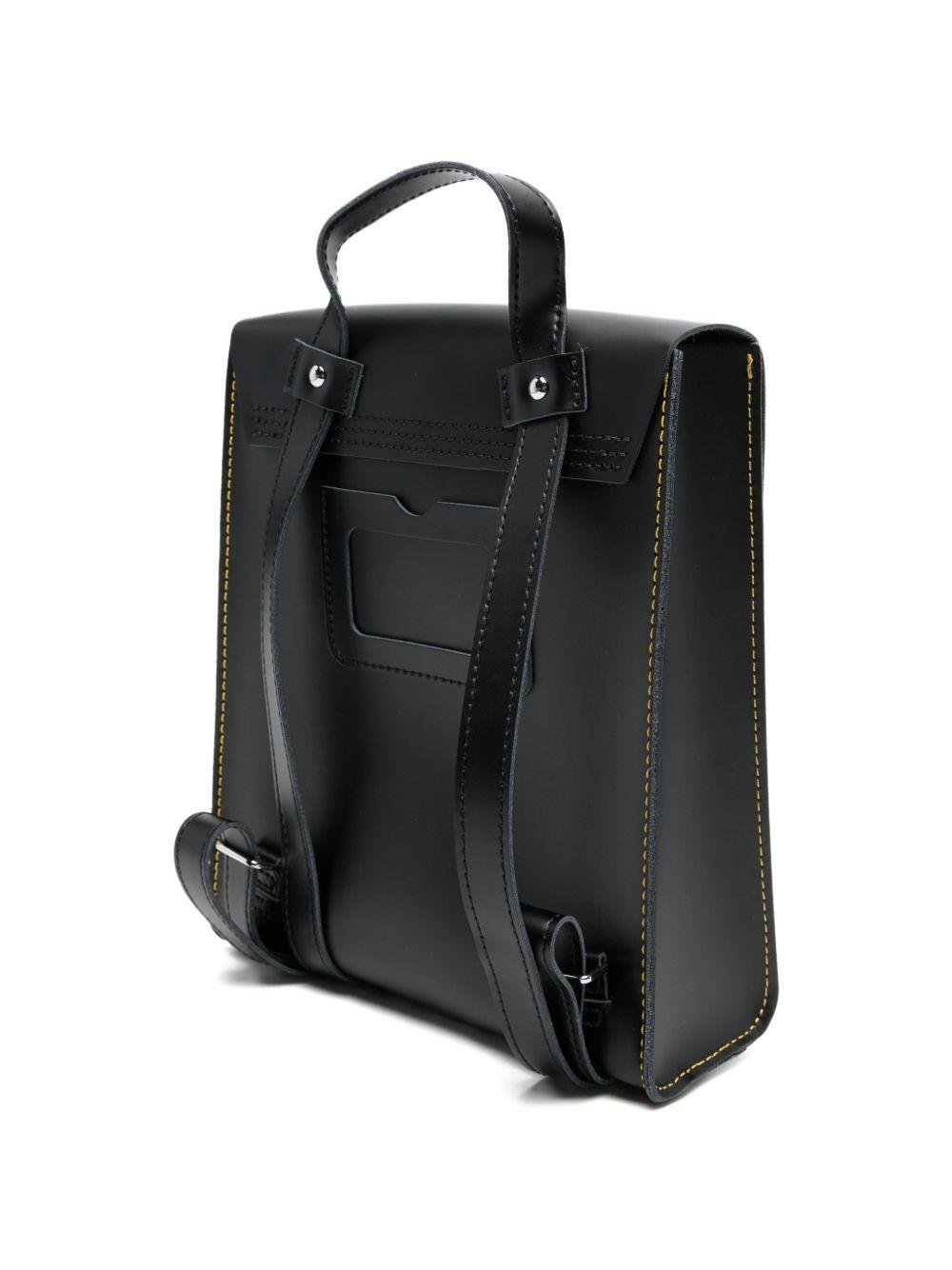 Borsa tote per bambina Dr. Martens Kids nera con cinturino con fibbia - Rubino Kids