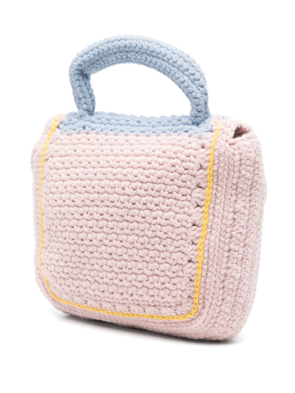 Borsa tote per bambina Stella McCartney Kids rosa con motivo casa - Rubino Kids