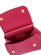 Borsa tote Sicily mini per bambina Dolce & Gabbana Kids Fucsia con tasca interna a soffietto - Rubino Kids