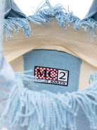 Borsa Vanity MC2 Saint Barth azzurra con logo sul davanti - Rubino Kids