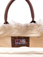 Borsa Vanity MC2 Saint Barth marrone con stampa animalier - Rubino Kids