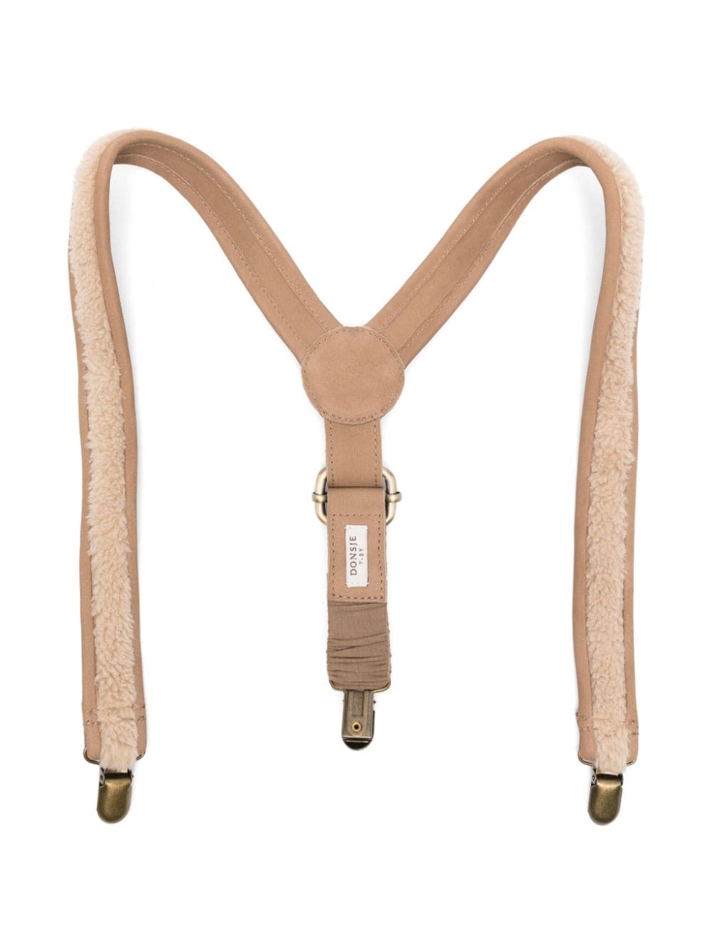 Bretelle per bambino Donsje Bay beige con chiusura a clip - Rubino Kids