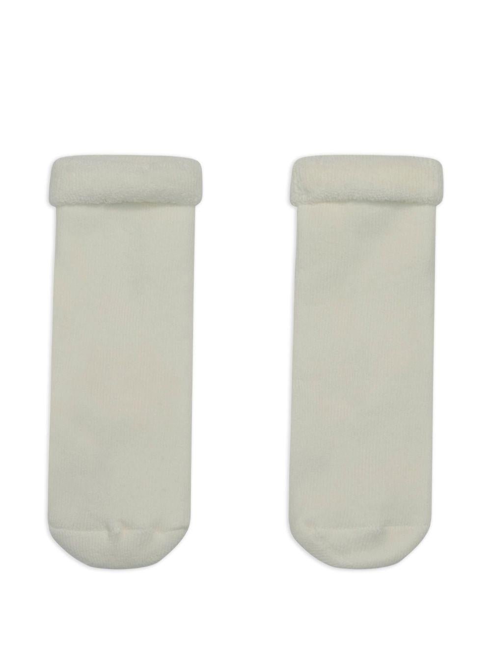 Calzini per neonata Petit Bateau rosa con orli a coste (3 pezzi) - Rubino Kids