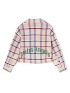 Camicia a quadri con stampa - Rubino Kids