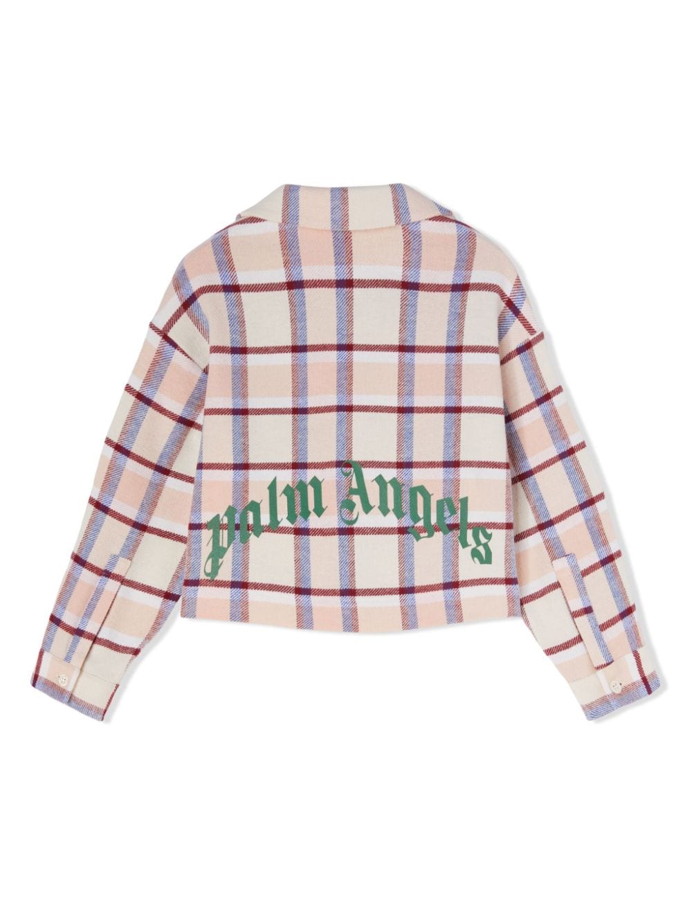 Camicia a quadri con stampa - Rubino Kids