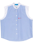 Camicia a righe con ricamo - Rubino Kids