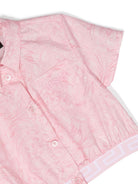 Camicia Barocco crop - Rubino Kids