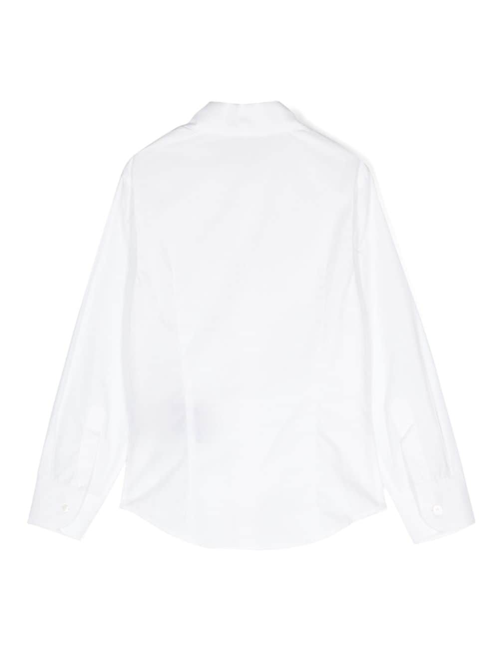 Camicia con applicazione per bambino Balmain Kids bianco con colletto classico - Rubino Kids