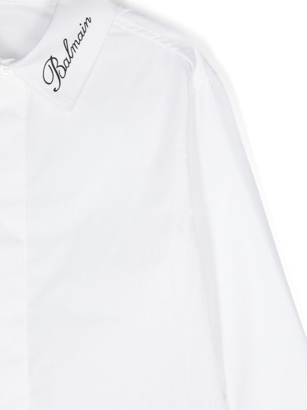 Camicia con applicazione per bambino Balmain Kids bianco con colletto classico - Rubino Kids