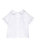 Camicia con colletto Peter Pan - Rubino Kids