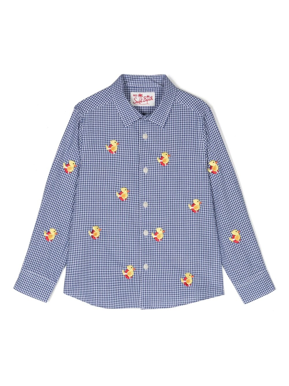 Camicia con ricamo Agnes Ducky - Rubino Kids