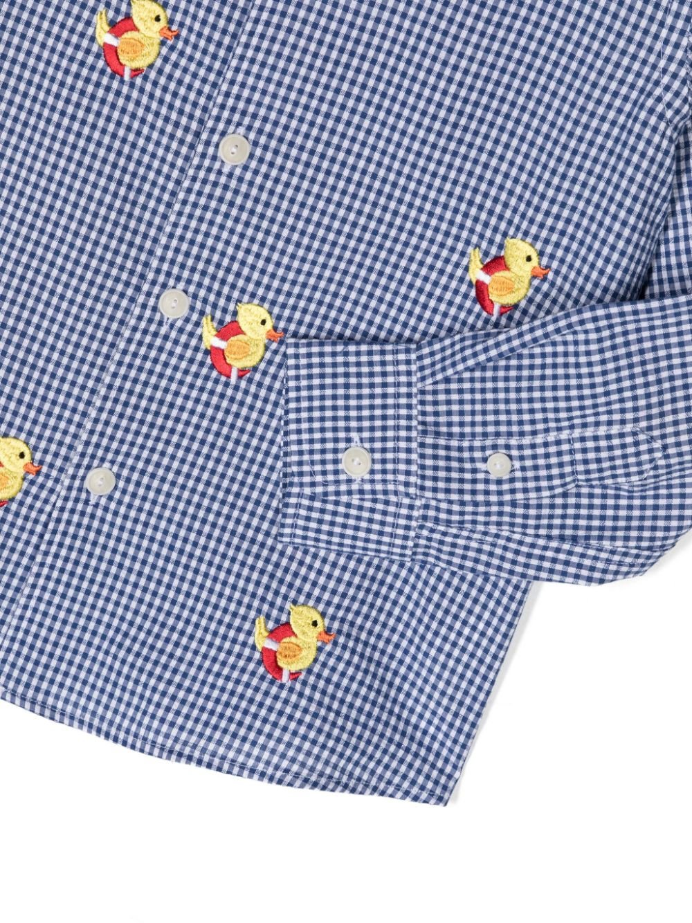 Camicia con ricamo Agnes Ducky - Rubino Kids