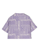 Camicia con stampa Astro Paisley - Rubino Kids