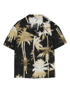 Camicia con stampa Palm Tree - Rubino Kids