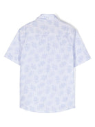 Camicia con tasche applicate a stampa floreale - Rubino Kids