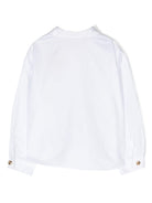 Camicia con testa di Medusa per neonato Versace Kids bianco con colletto classico - Rubino Kids