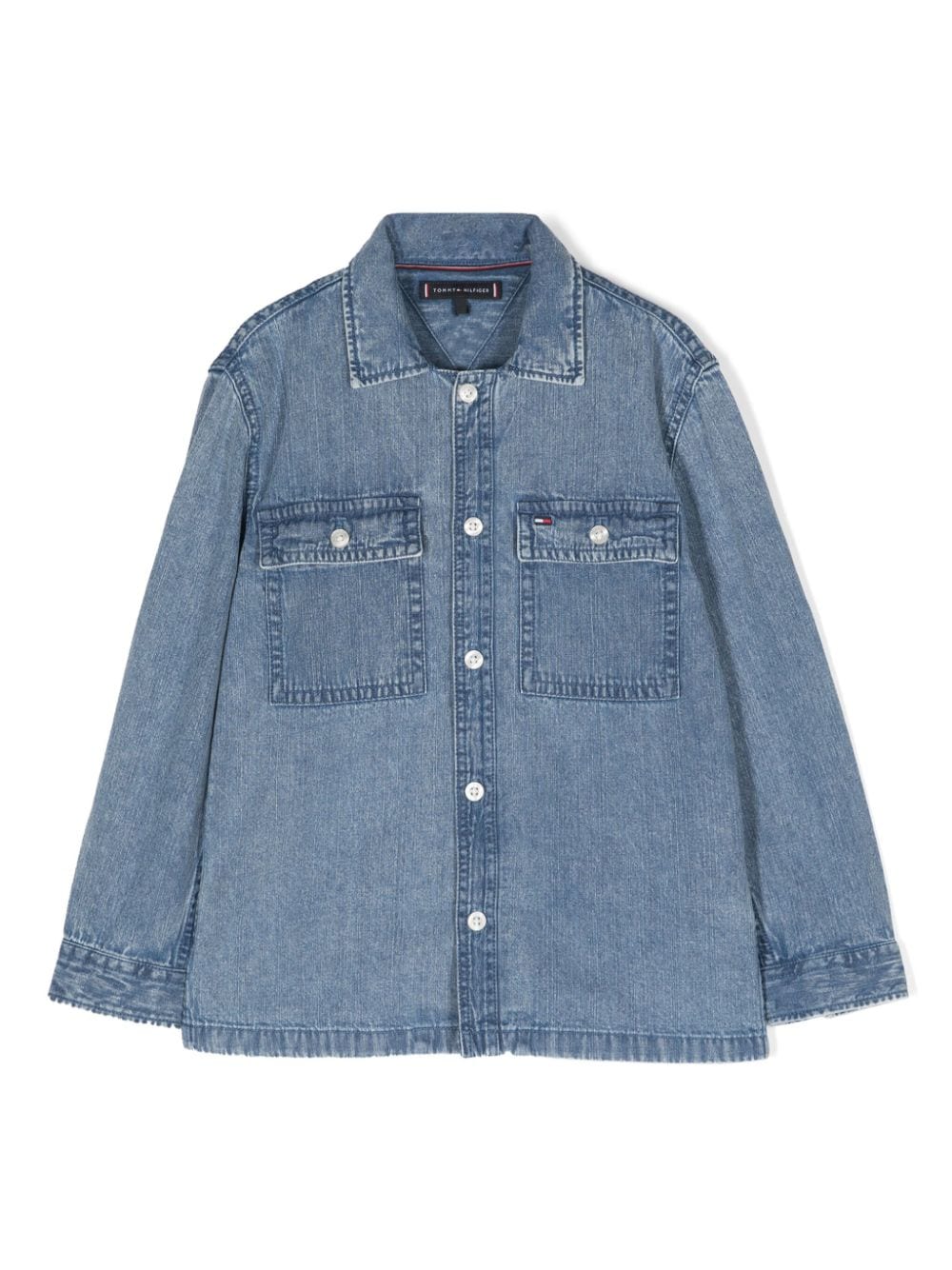 Camicia denim con ricamo - Rubino Kids