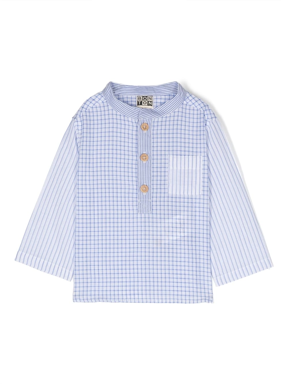 Camicia di cotone a maniche lunghe - Rubino Kids