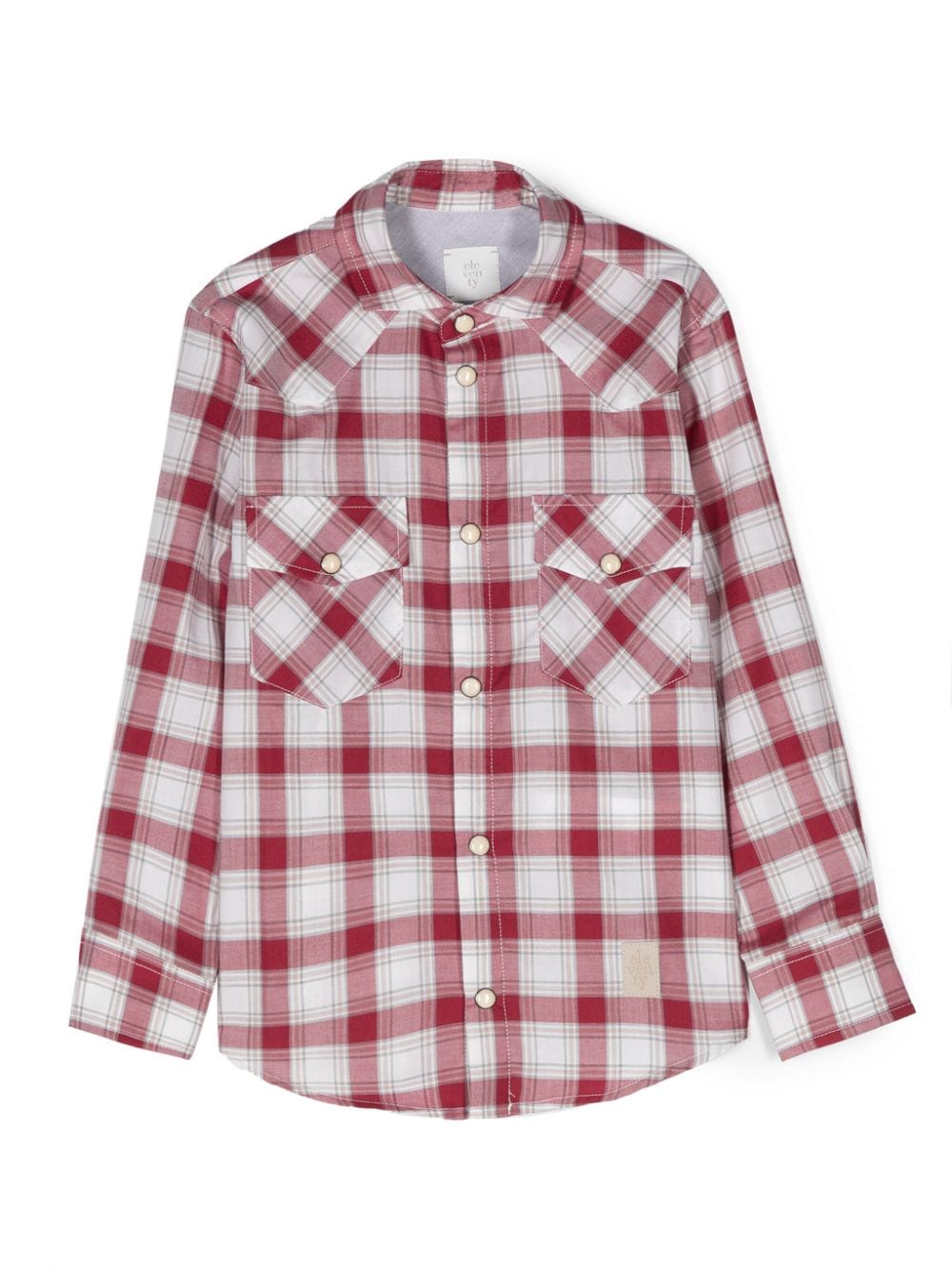 Camicia di cotone a quadri - Rubino Kids