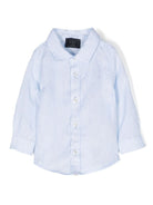 Camicia di lino a maniche lunghe - Rubino Kids