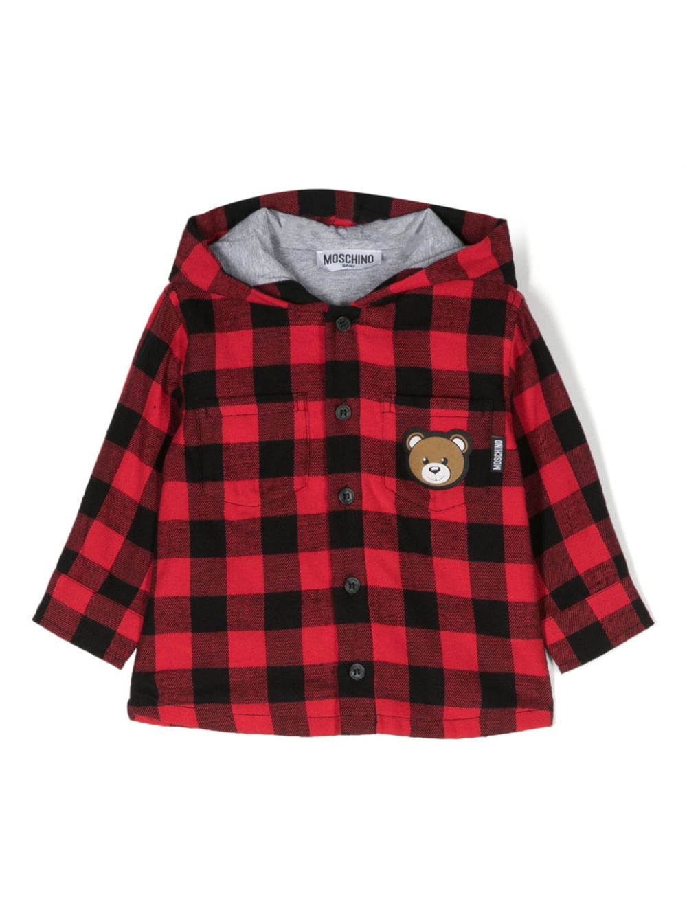 Camicia Leo - Teddy con cappuccio - Rubino Kids