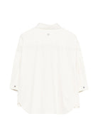 Camicia per bambina Douuod Kids bianca con colletto - Rubino Kids