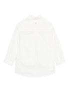 Camicia per bambina Douuod Kids bianca con logo - Rubino Kids
