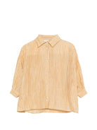 Camicia per bambina Douuod Kids color oro con colletto classico - Rubino Kids