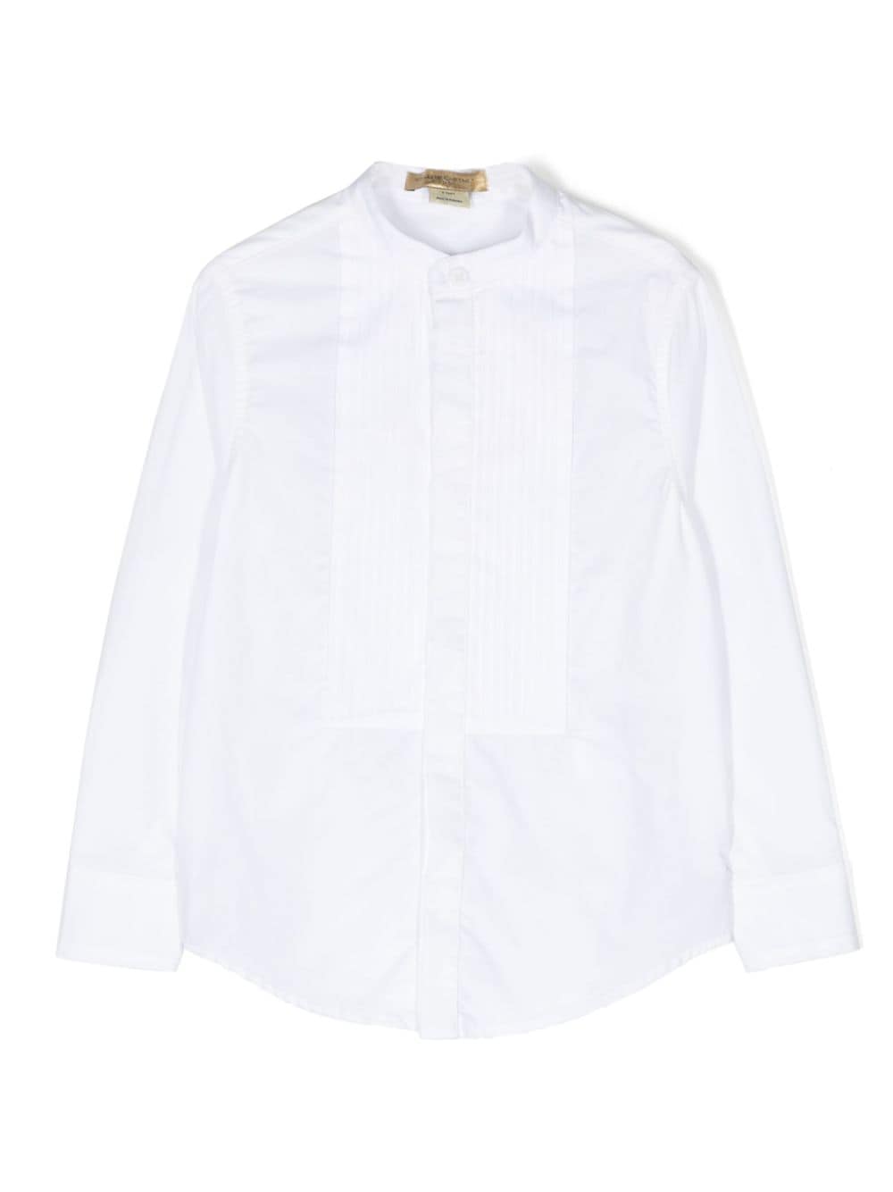 Camicia per bambina Stella McCartney Kids bianca con righe frontali - Rubino Kids